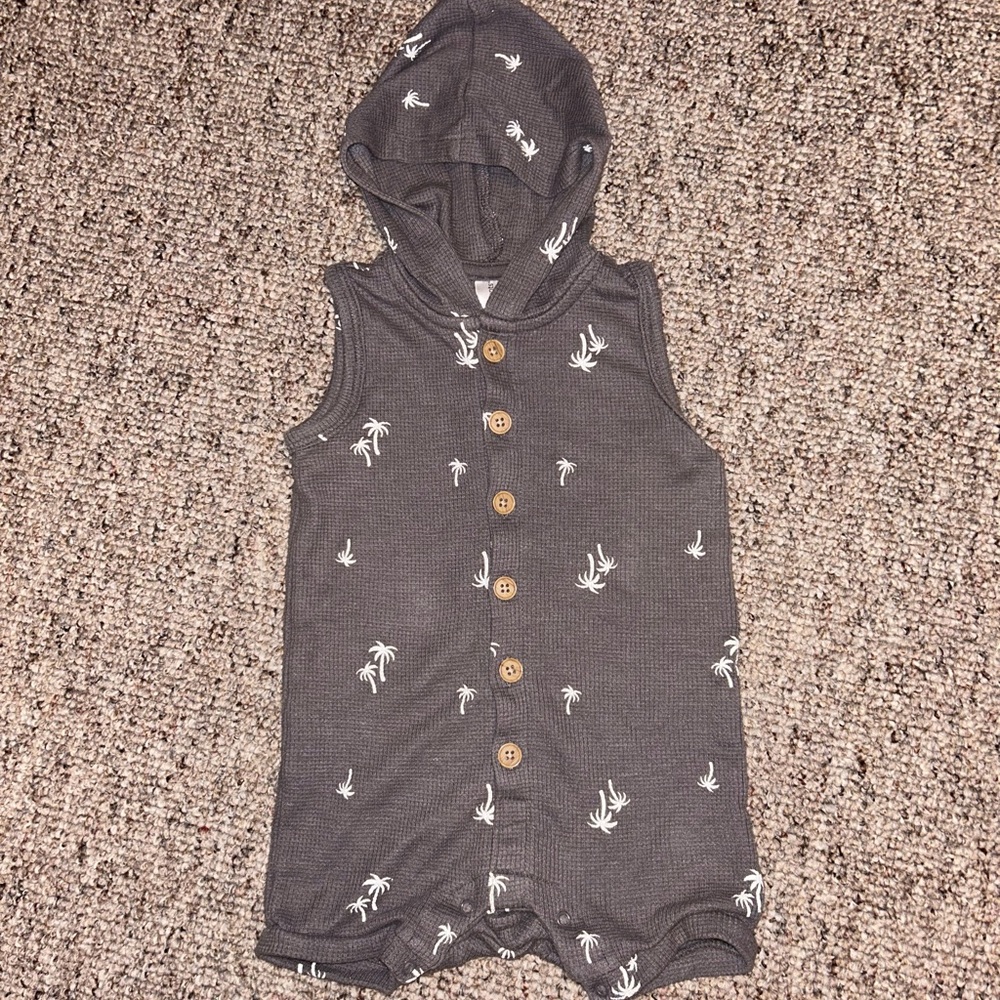 Modern Moments Baby Boy Palm Tree Romper